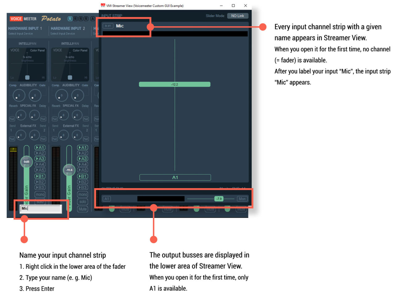 The VoiceMeeter Streamer View VOICEMEETER by VBAUDIO