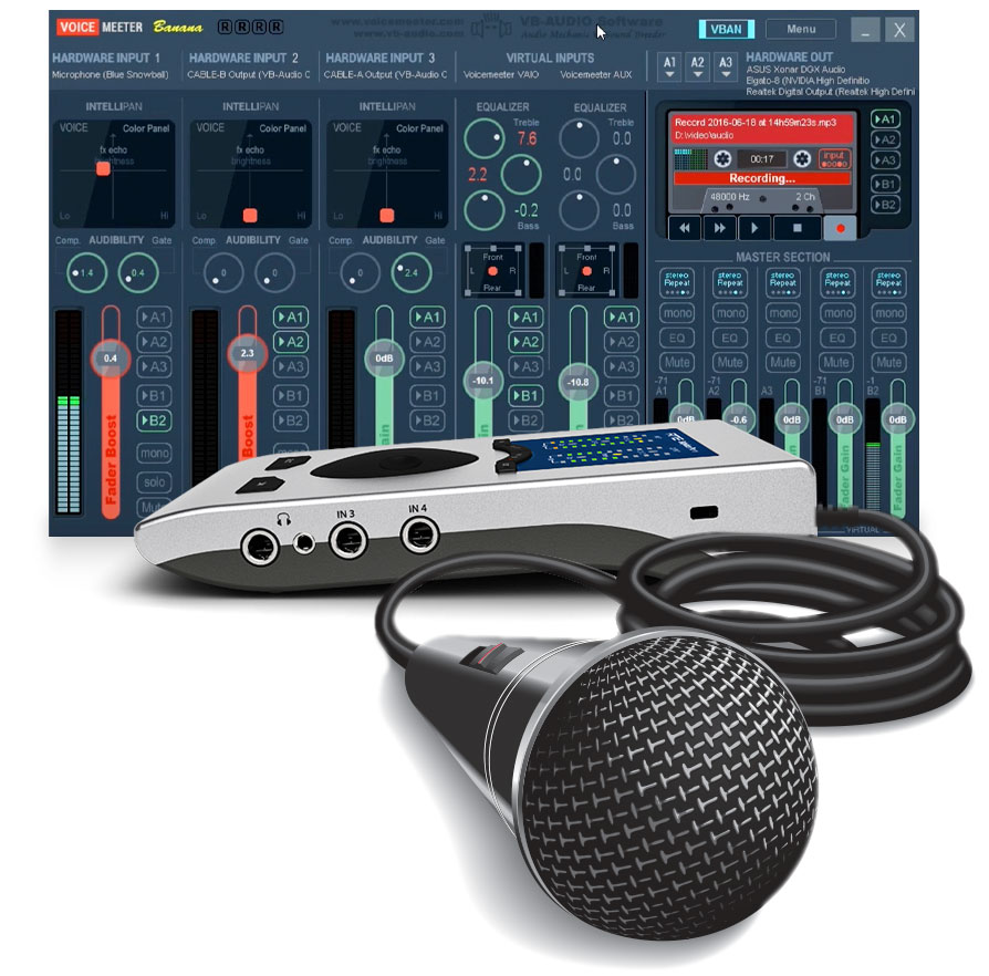 How to set up an audio interface