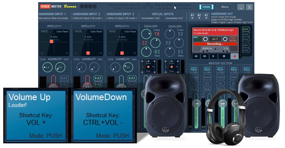 Studio deals volume control